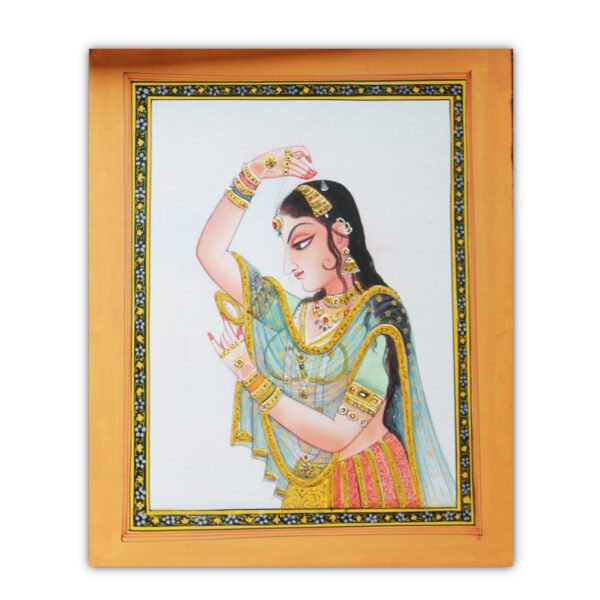 VINTAGE BEAUTIFUL RAGINI PAINTING ON PAPER