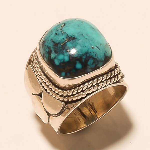 92.5 STERLING SILVER BEAUTIFUL TURQUOISE RING