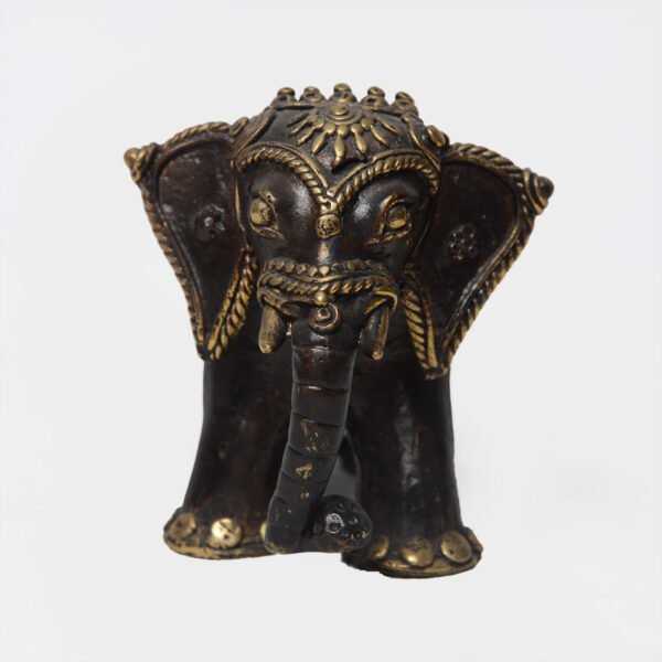 VINTAGE BEAUTIFUL DECORATIVE BRASS ELEPHANT - Image 3