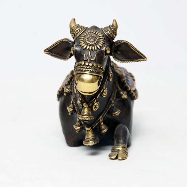 VINTAGE BEAUTIFUL DECORATIVE BRASS COW