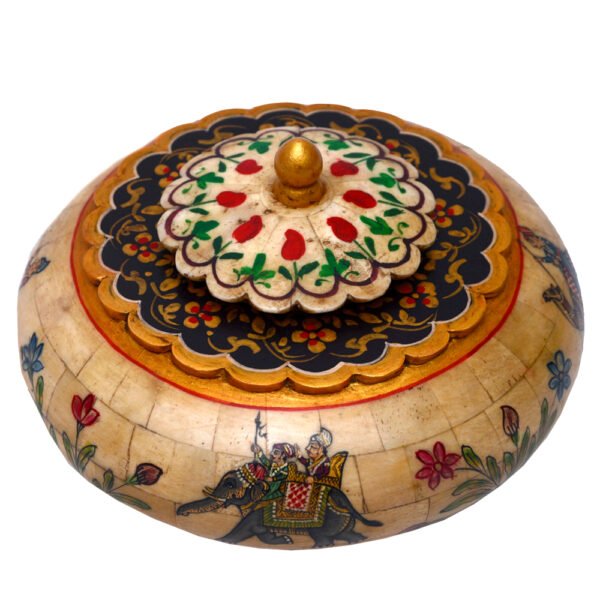 BEAUTIFUL MINIATURE PAINTING OPIUM BOX