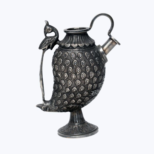 DECORATIVE BEAUTIFUL SILVER SHISHA POT