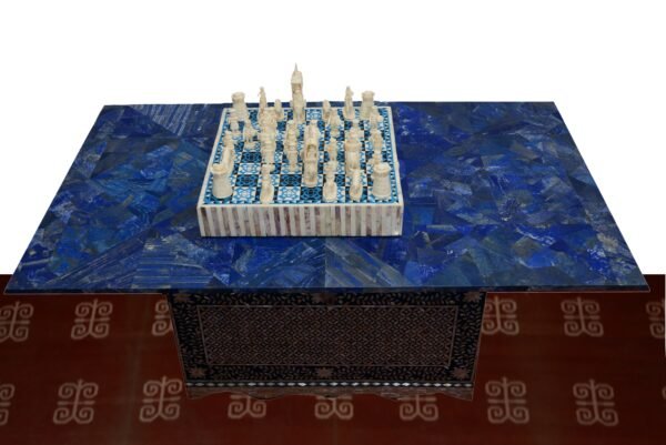 BEAUTIFUL DECORATIVE HANDMAME LAPIS LAZULI TABLE TOP - Image 2