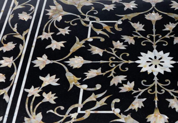 VINTAGE BEAUTIFUL MOP(MOTHER OF PEARL) INLAY TABLE TOP - Image 3