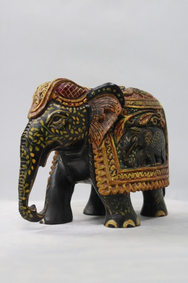 Best Rajasthani Souvenir Gift As A Wooden Painted Elephant