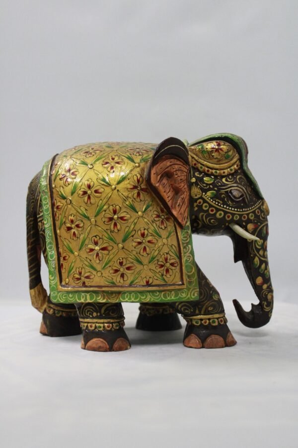 Elephant Statue Made Up Of Wood, Best Rajasthani Gift - Image 4