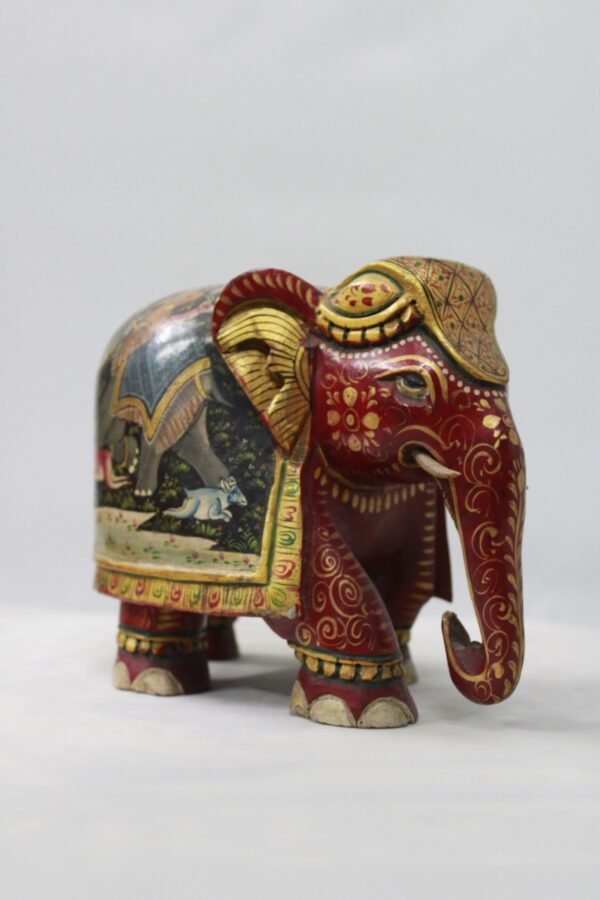 Painted Elephant Home Decor Rajasthani Souvenir Gift