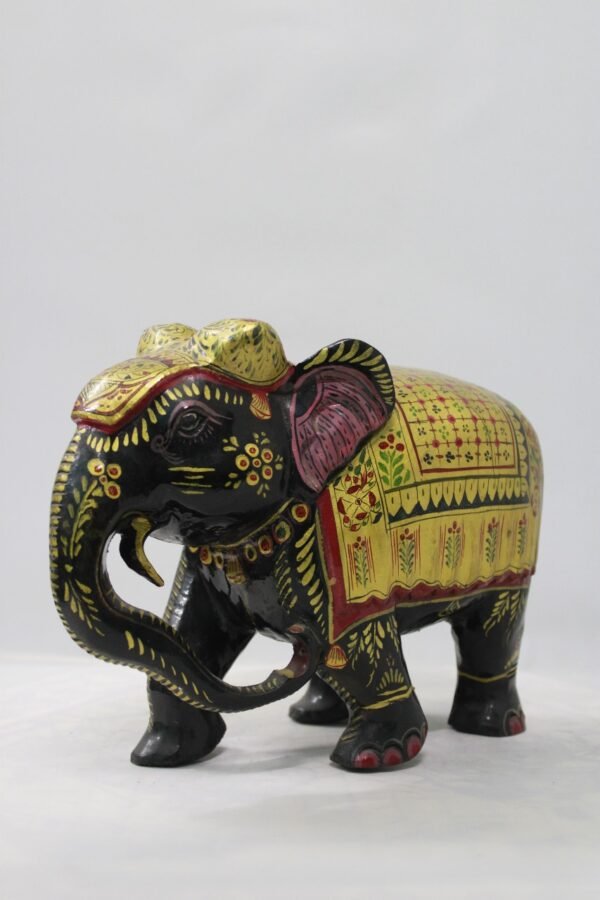 Handcrafted Wooden Painted Elephant Home Decor Rajasthani Souvenir Gift