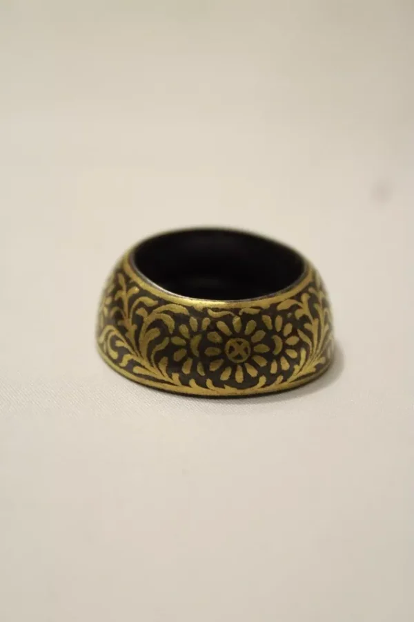 vintage original Ottoman mughal islamic Gold, archer thumb ring - Image 3