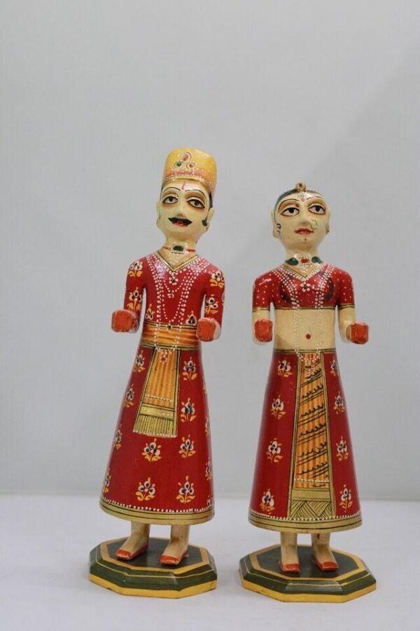 Customised Gangaur Dolls Wooden Made