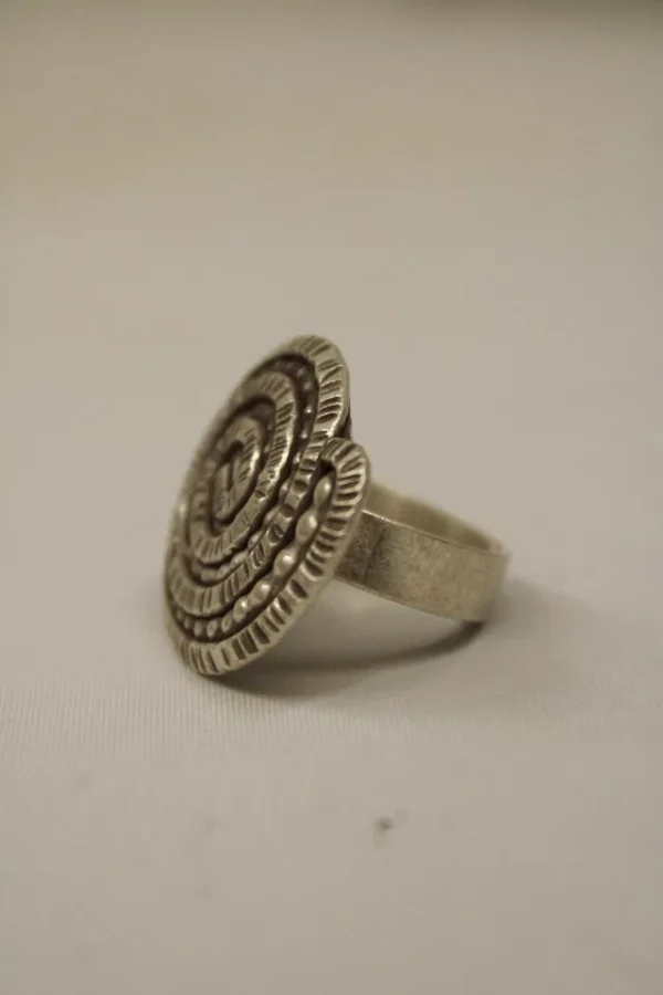 Fine Silver Rings HILL TRIBE Ethno Anello Argento Spiral Snails - Image 2