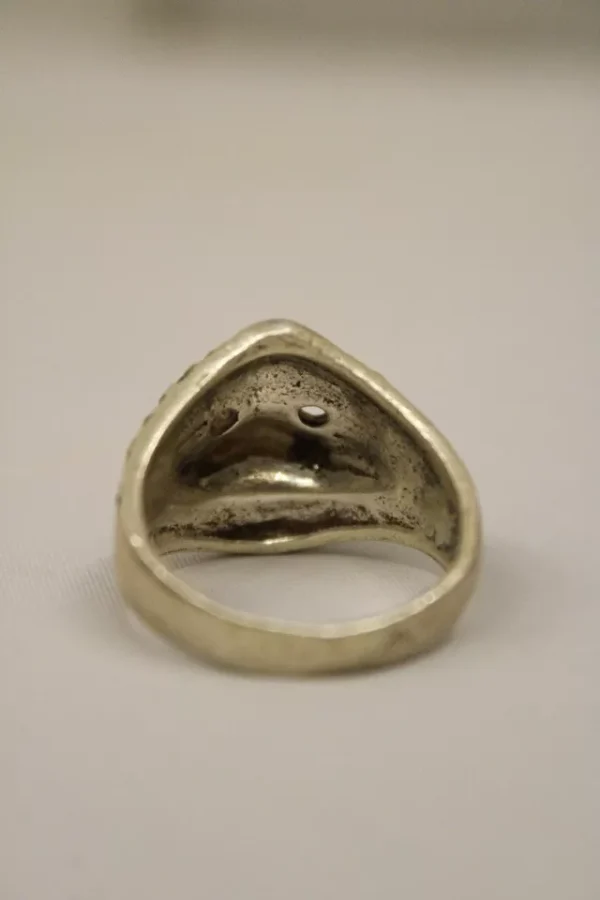 Handmade ring, sterling silver hindu ring - Image 3