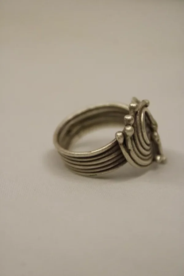 Solid Traditionally Sterling Silver Ring - Image 2