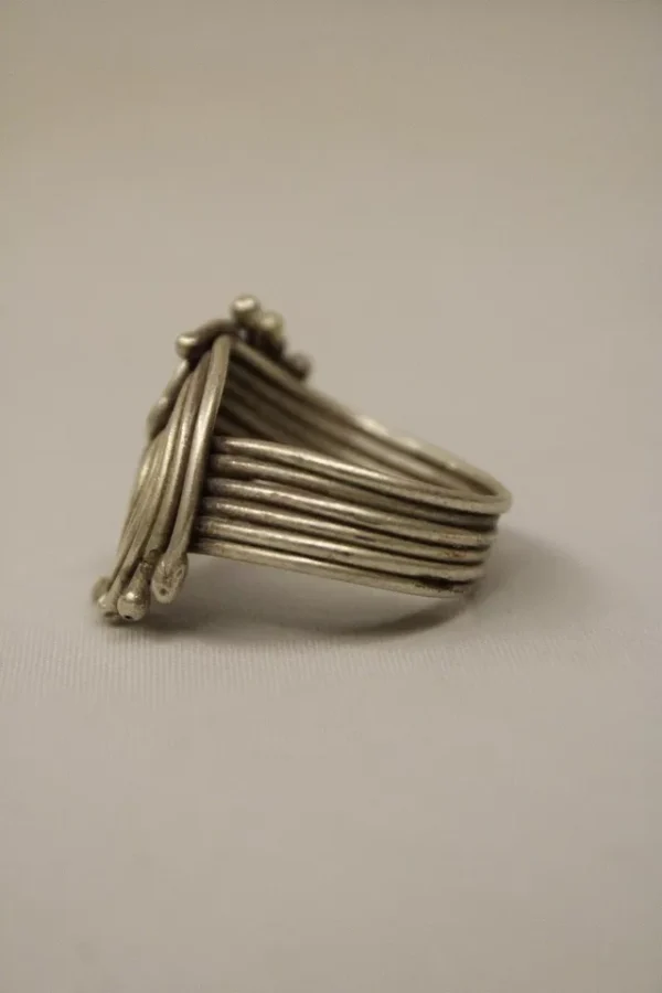 Solid Traditionally Sterling Silver Ring - Image 3