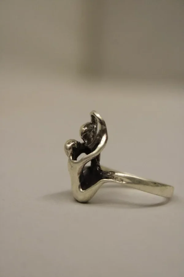 Erotic Solid Sterling Silver Ring