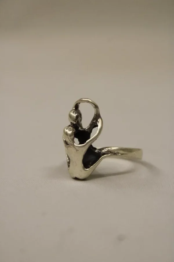 Erotic Solid Sterling Silver Ring - Image 2