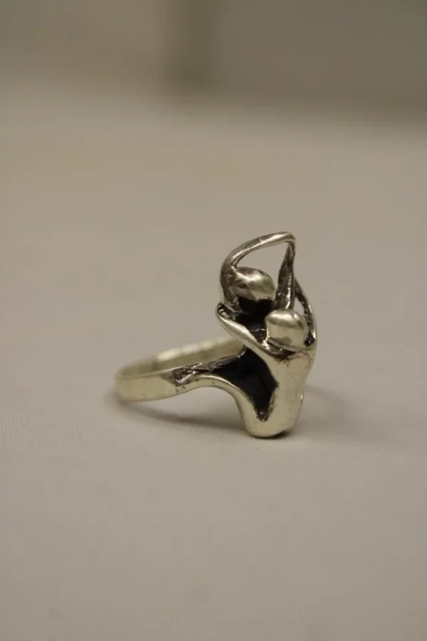 Erotic Solid Sterling Silver Ring - Image 3