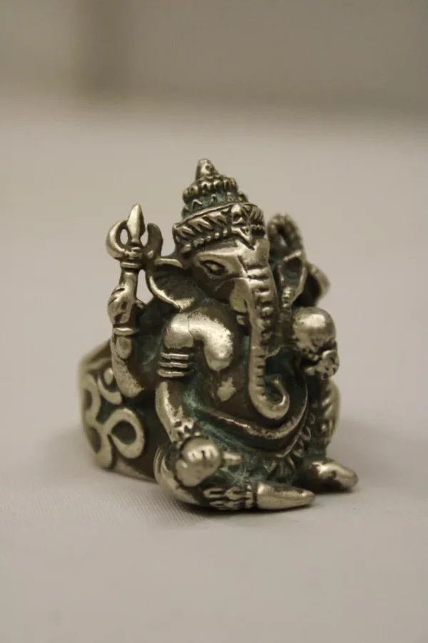 GANESHA Silver Rings Good Luck Rings Symbol, Religious, Special Ring