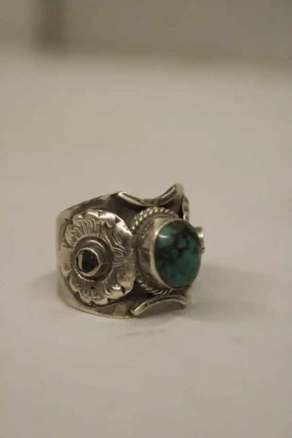 Sterling Silver Turquoise Ring Gift For Women - Image 3