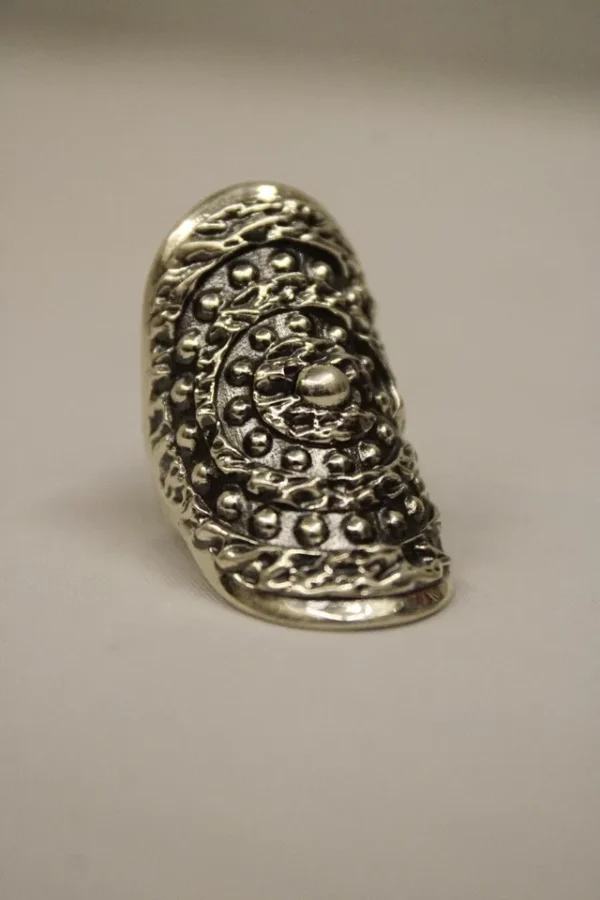 Antique Big Sterling Silver Ring For Womens and Girls - Image 2