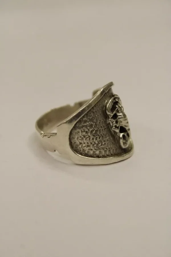 Quality sterling silver scorpion wide band ring, Gift For Men - Image 3