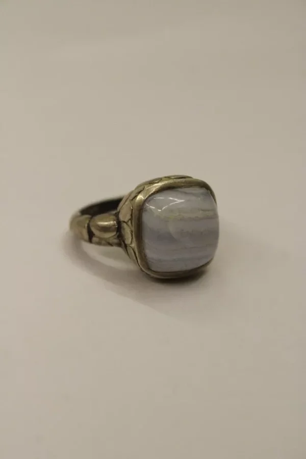 Sterling Silver Agate Stone Beautiful Ring, Gift For Women - Image 2